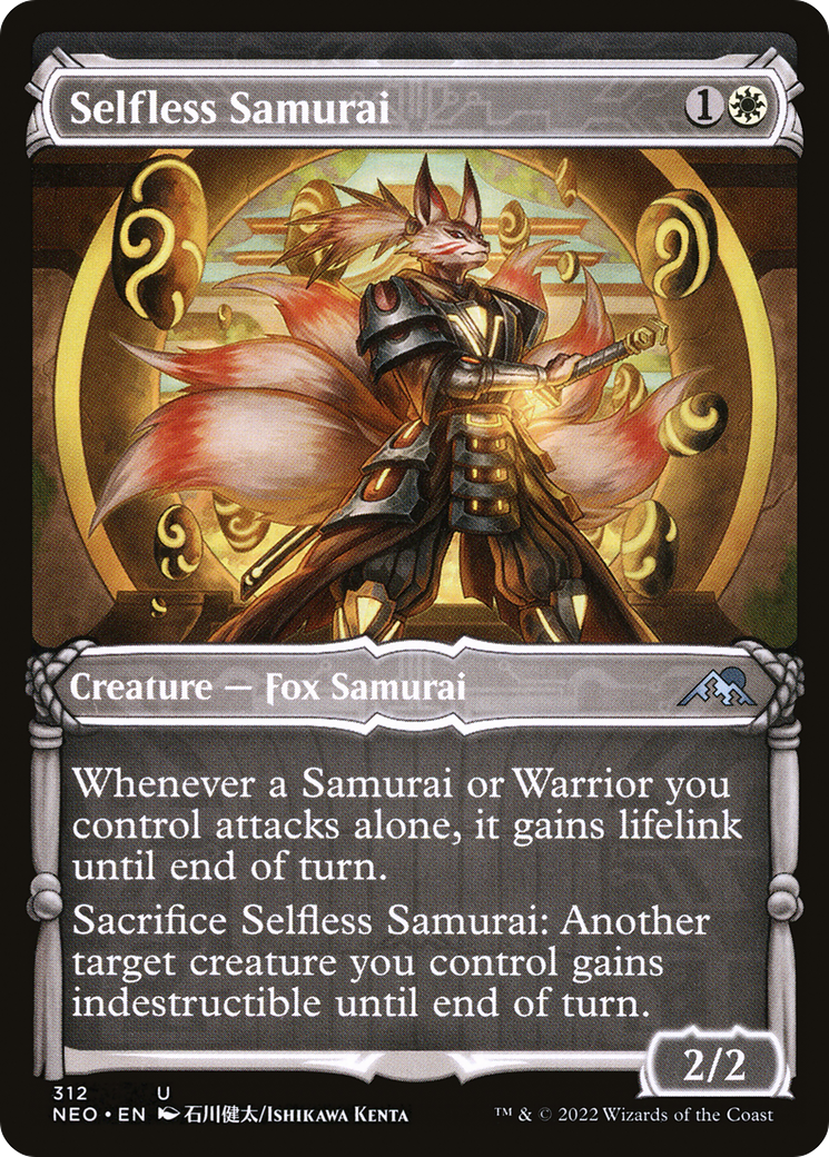 Selfless Samurai (Showcase Samurai) [Kamigawa: Neon Dynasty]-1