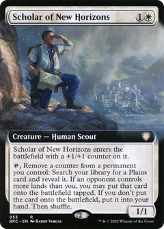 Scholar of New Horizons (Extended Art) [The Brothers' War Commander]-1