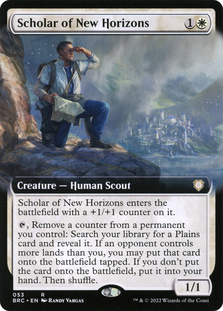 Scholar of New Horizons (Extended Art) [The Brothers' War Commander]-1