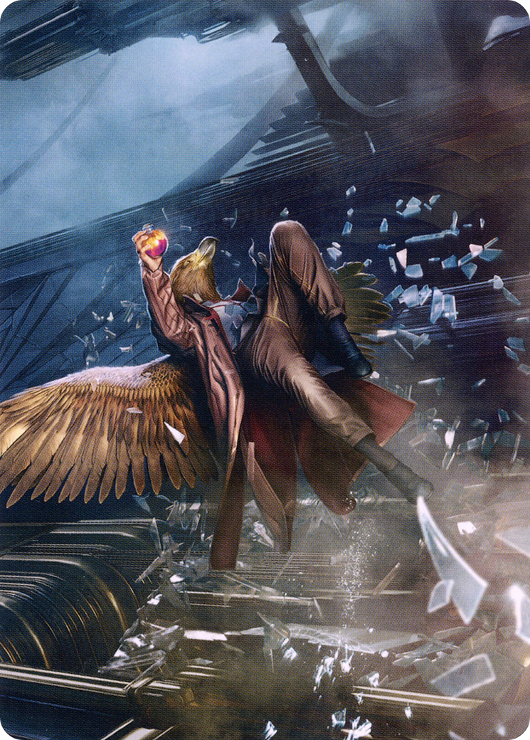 Skyway Robber // Skyway Robber (ASNC-055) - New Capenna Art Series (Borderless) Foil-3