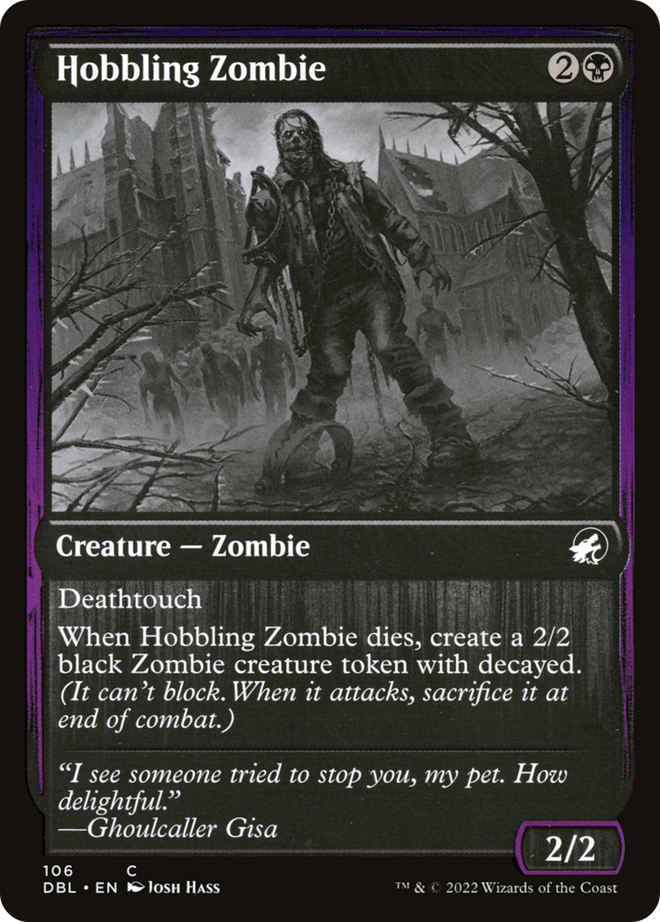 Hobbling Zombie [Innistrad: Double Feature]-1