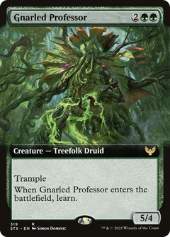 Gnarled Professor (Extended Art) [Strixhaven: School of Mages]-1