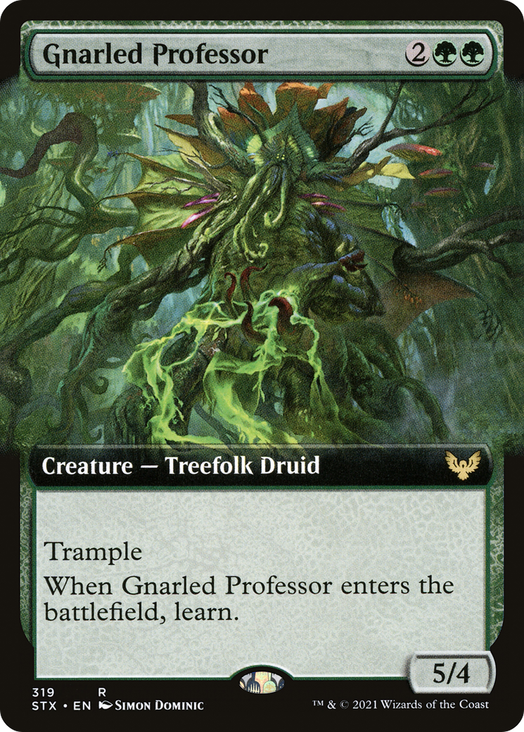Gnarled Professor (Extended Art) [Strixhaven: School of Mages]-1