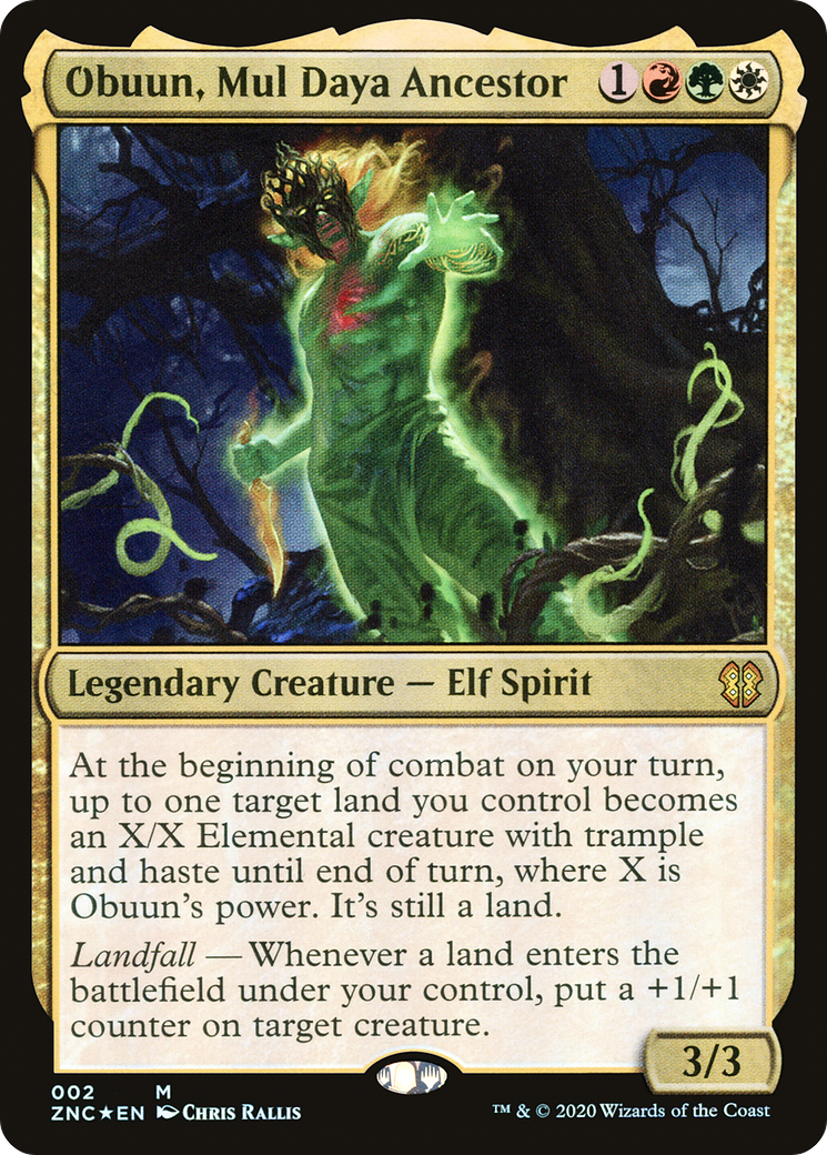 Obuun, Mul Daya Ancestor [Zendikar Rising Commander]-1