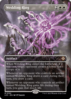 Wedding Ring (Borderless) (LCC-102) - The Lost Caverns of Ixalan Commander (Borderless)-1