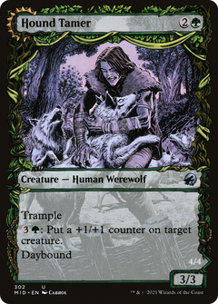 Hound Tamer // Untamed Pup (Showcase Equinox) [Innistrad: Midnight Hunt]-1