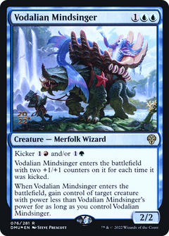 Vodalian Mindsinger (PRE-076) - Dominaria United Promos Foil-1