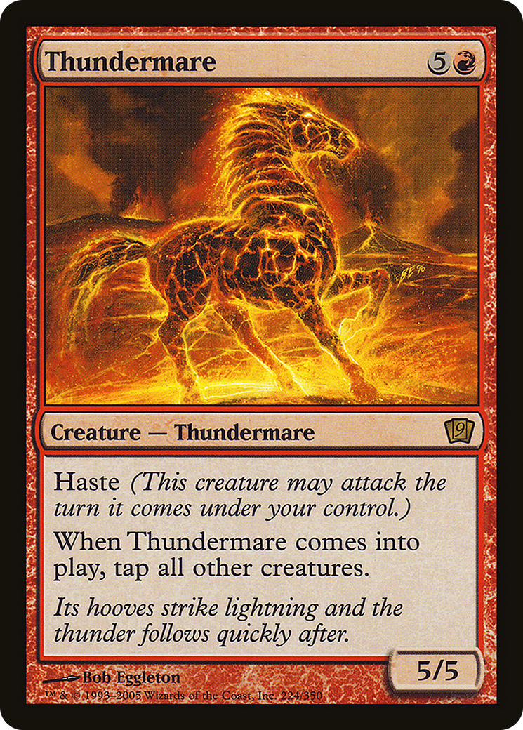 Thundermare (9ED-224) - 9th Edition Foil-1