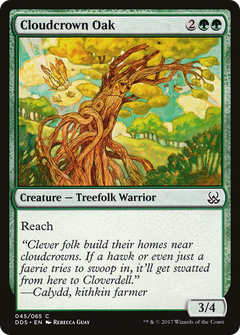 Cloudcrown Oak [Duel Decks: Mind vs. Might]-1