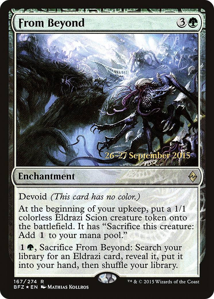 From Beyond [Battle for Zendikar Prerelease Promos]-1