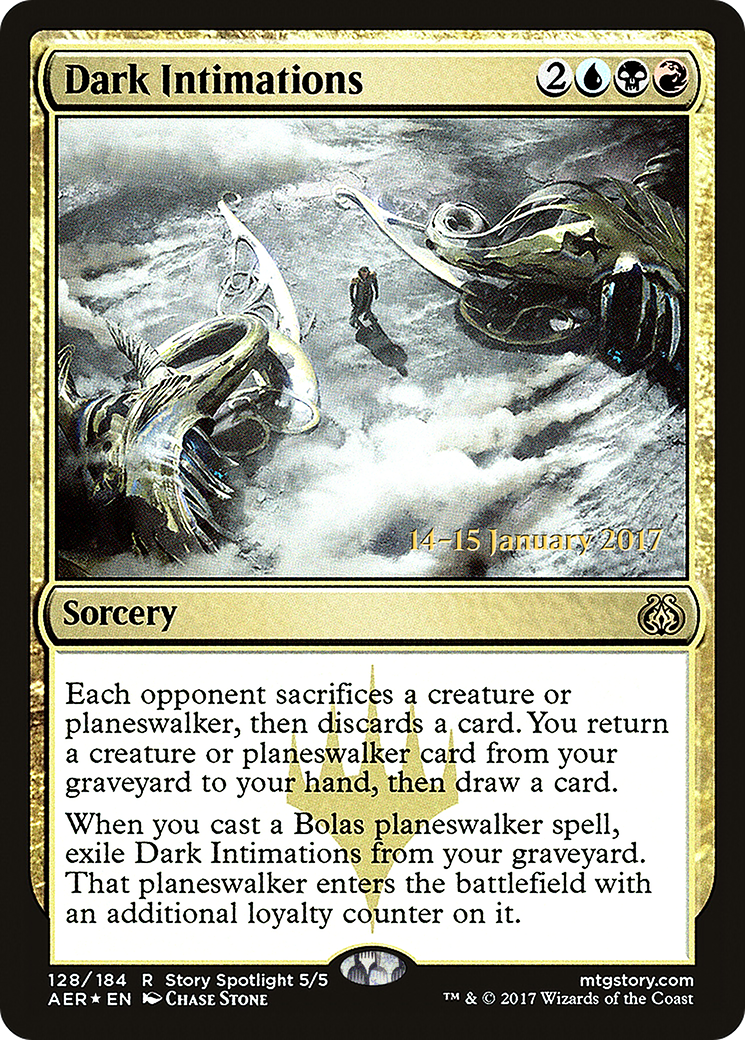 Dark Intimations [Aether Revolt Prerelease Promos]-1