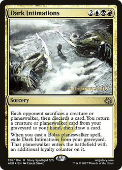 Dark Intimations [Aether Revolt Prerelease Promos]-1