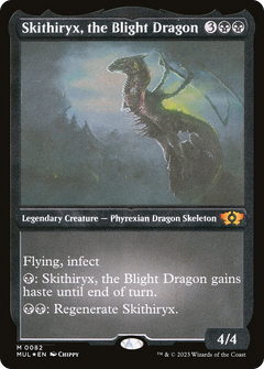 Skithiryx, the Blight Dragon (Foil Etched) [Multiverse Legends]-1