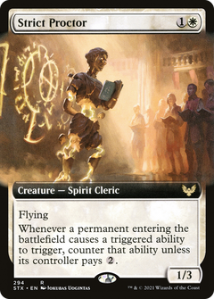 Strict Proctor (Extended Art) [Strixhaven: School of Mages]-1