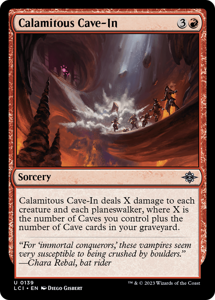 Calamitous Cave-In [The Lost Caverns of Ixalan]-1