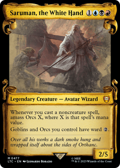 Saruman, the White Hand [The Lord of the Rings: Tales of Middle-Earth Commander Showcase Scrolls]-1