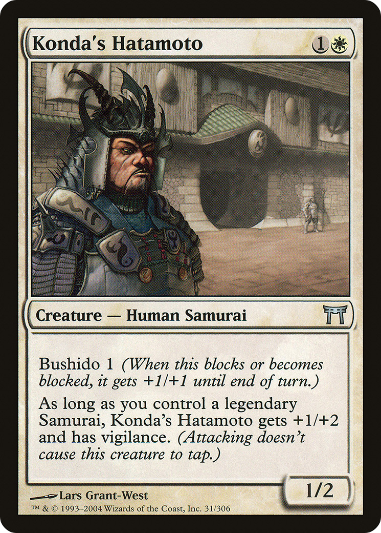 Konda's Hatamoto [Champions of Kamigawa]-1