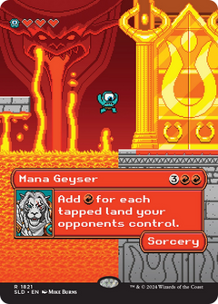 Mana Geyser (SLD-1821) - Secret Lair Drop (Borderless) Foil-1