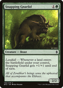 Snapping Gnarlid [Battle for Zendikar]-1
