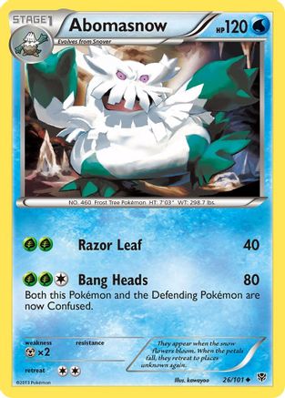 Abomasnow (26/101) [Black & White: Plasma Blast]-1