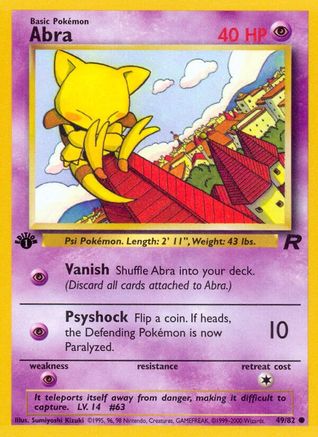 Abra (49/82) [Team Rocket Unlimited]-1