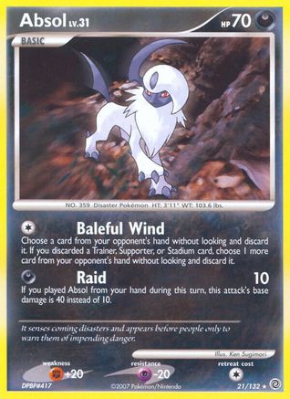 Absol (21/132) [Diamond & Pearl: Secret Wonders]-1