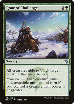 Roar of Challenge [Khans of Tarkir]-1