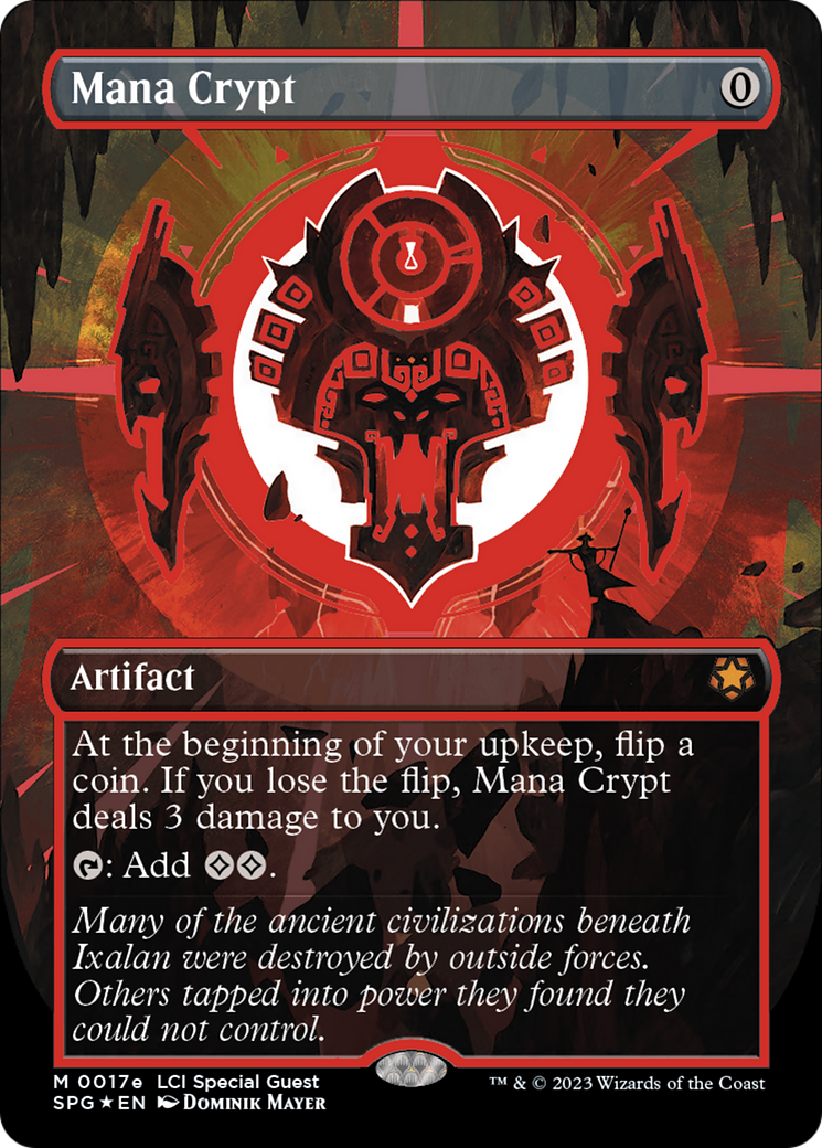 Mana Crypt (0017e) (Borderless) [The Lost Caverns of Ixalan Special Guests]-1