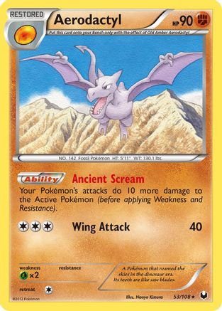 Aerodactyl (53/108) [Black & White: Dark Explorers]-1