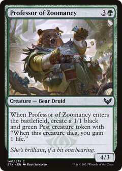 Professor of Zoomancy [Strixhaven: School of Mages]-1