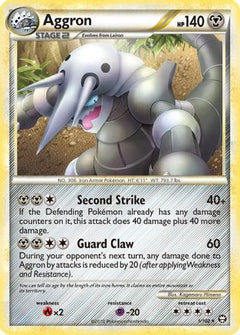Aggron (1/102) [HeartGold & SoulSilver: Triumphant]-1