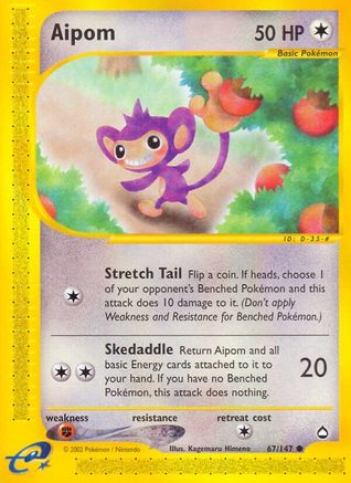 Aipom (67/147) [Aquapolis]-1