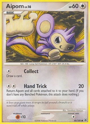 Aipom (50/100) [Diamond & Pearl: Majestic Dawn]-1