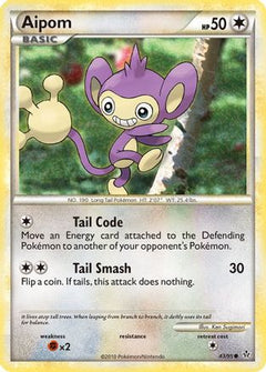 Aipom (43/95) [HeartGold & SoulSilver: Unleashed]-1