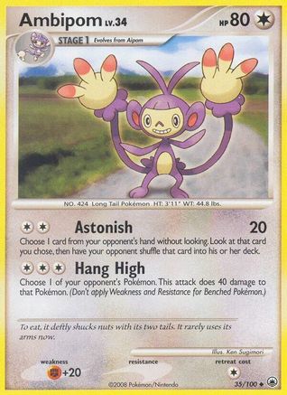 Ambipom (35/100) [Diamond & Pearl: Majestic Dawn]-1