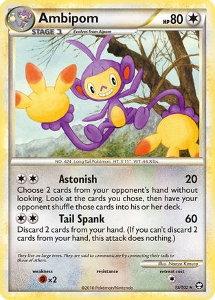 Ambipom (13/102) [HeartGold & SoulSilver: Triumphant]-1