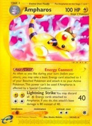Ampharos (34/165) [Expedition: Base Set]-1