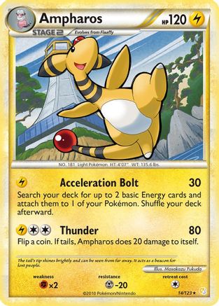 Ampharos (14/123) [HeartGold & SoulSilver: Base Set]-1