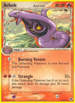 Arbok (13/101) (Delta Species) [EX: Dragon Frontiers]-1