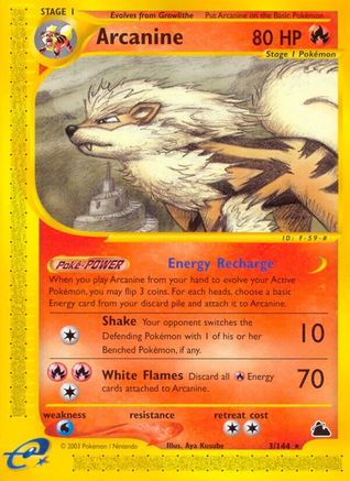 Arcanine (3/144) [Skyridge]-1