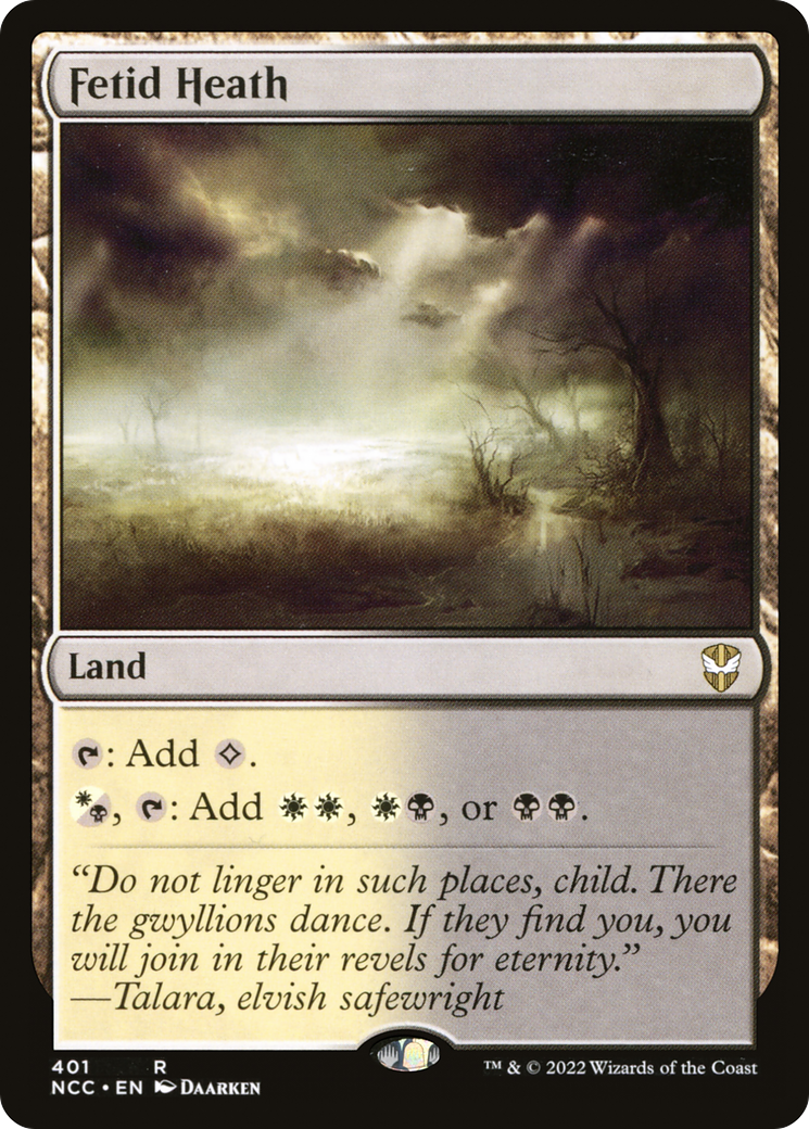 Fetid Heath [Streets of New Capenna Commander]-1