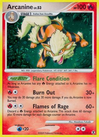 Arcanine (1/111) [Platinum: Rising Rivals]-1