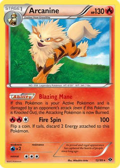 Arcanine (12/99) [Black & White: Next Destinies]-1