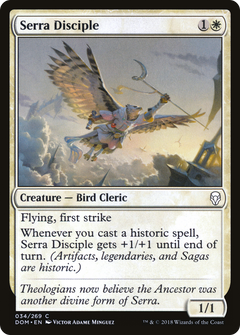 Serra Disciple [Dominaria]-1