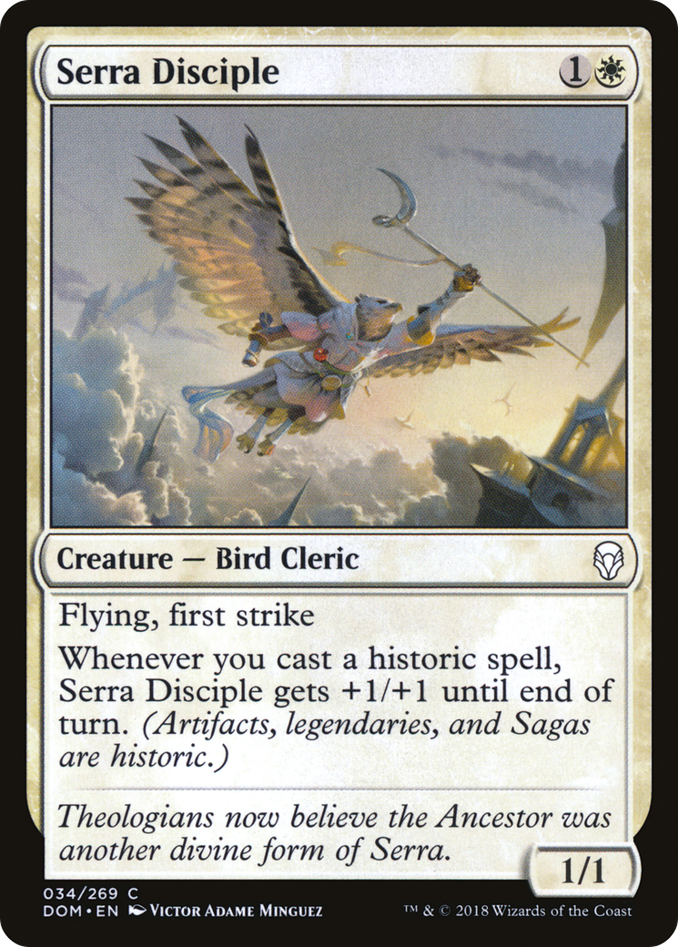 Serra Disciple [Dominaria]-1