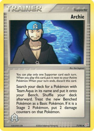 Archie (71/95) [EX: Team Magma vs Team Aqua]-1
