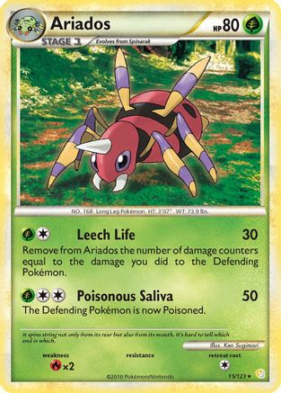 Ariados (15/123) [HeartGold & SoulSilver: Base Set]-1