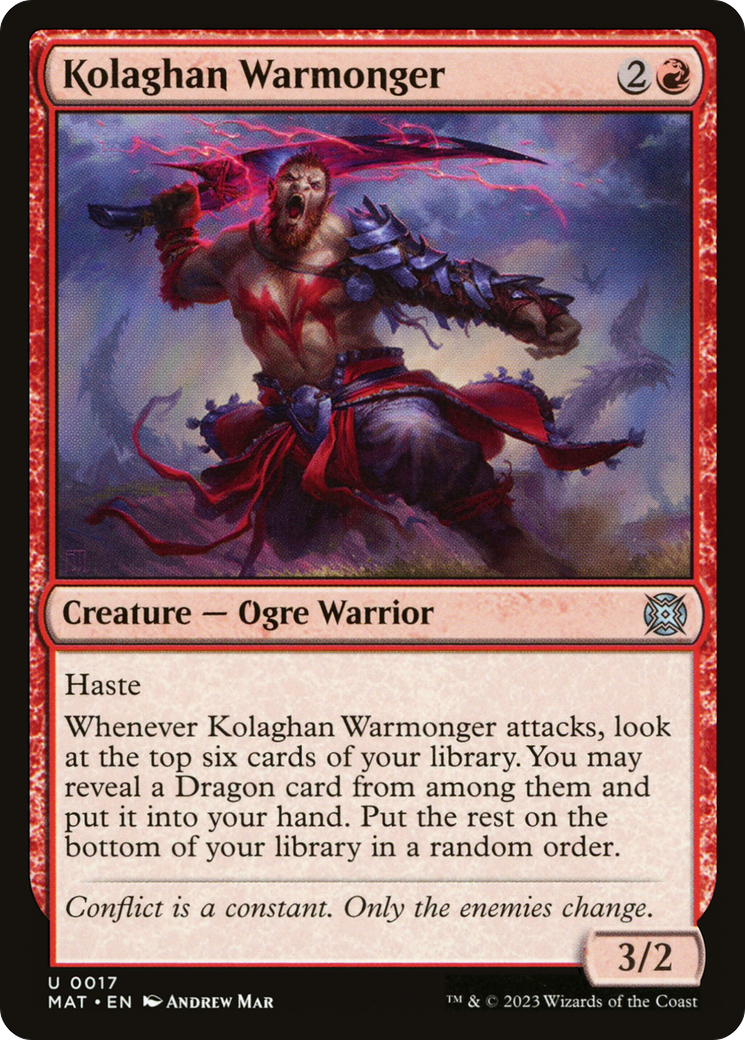 Kolaghan Warmonger [March of the Machine: The Aftermath]-1