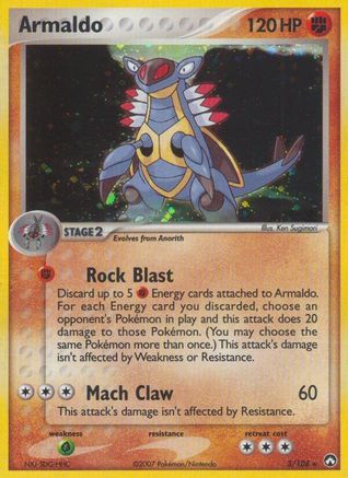 Armaldo (3/108) (Stamped) [EX: Power Keepers]-1
