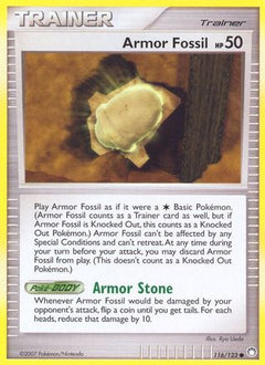 Armor Fossil (116/123) [Diamond & Pearl: Mysterious Treasures]-1